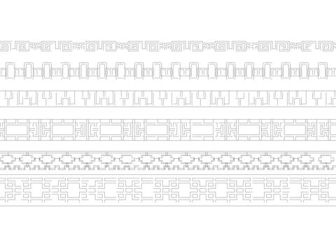  中式雕花cad图库 