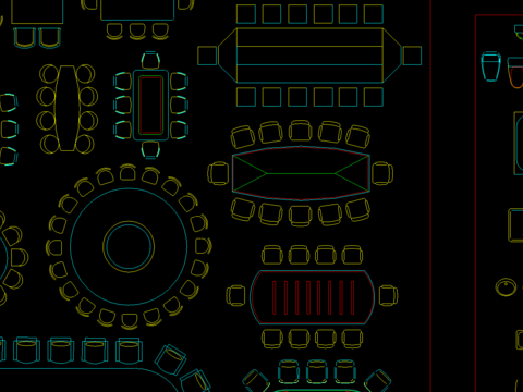  综合家装软装CAD图库 