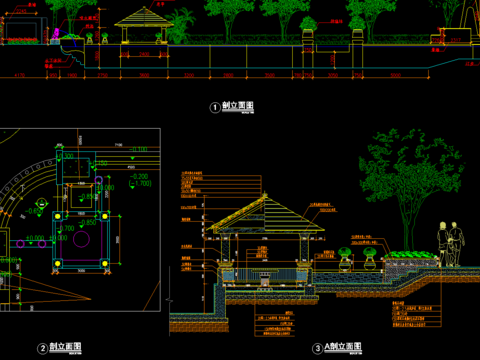  游泳池cad节点大样图 