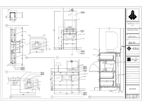  服务公寓电视柜大样 