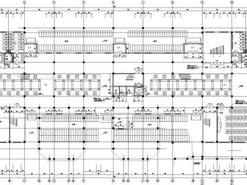  教学楼建筑cad施工图 