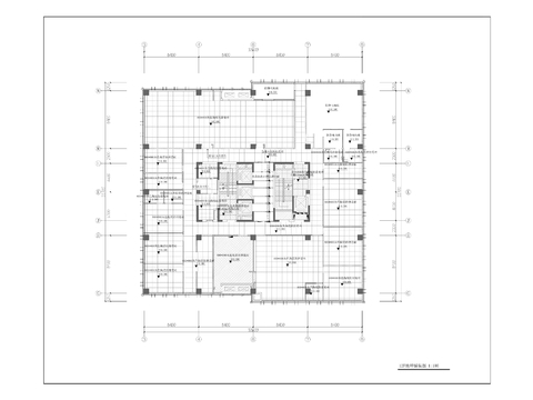  金融大廈十二至十四層室內(nèi)裝飾工程cad施工圖 