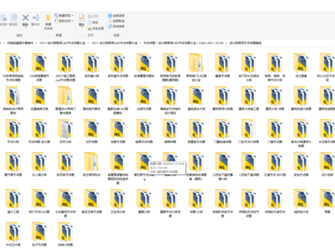  设计院常用cad节点大样 