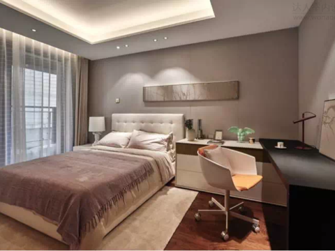  万科如园楼王标准层样板房cad施工图 