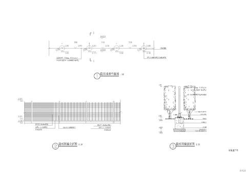 绿篱做法cad大样图 