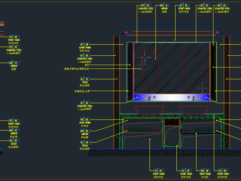  室内常用cad节点大样图 