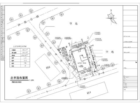  小區(qū)建筑cad施工圖 