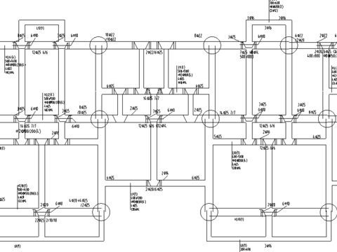  住宅楼结构CAD施工图纸 