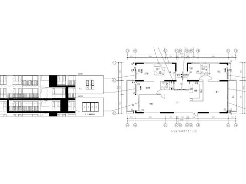  大户型平面cad节点图 
