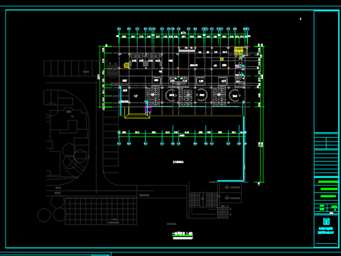  幼儿园设计cad施工图 