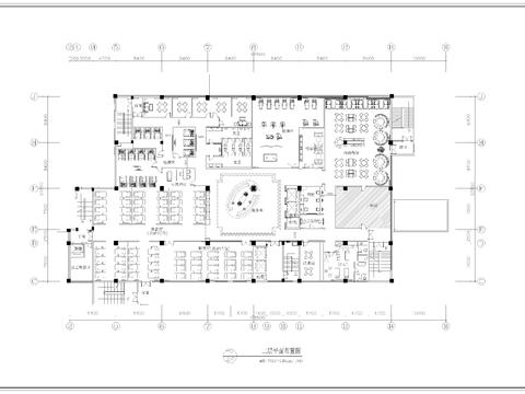  4100㎡汤泉 水疗 洗浴 休闲会所cad施工图 