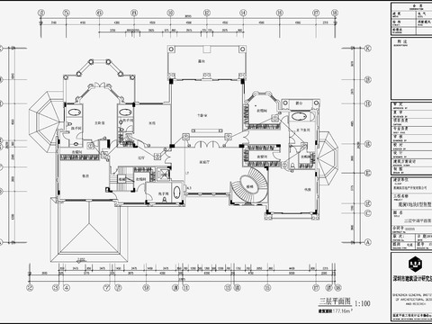  别墅电气CAD施工图 