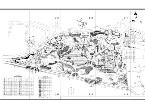  公園及兒童公園CAD施工圖 