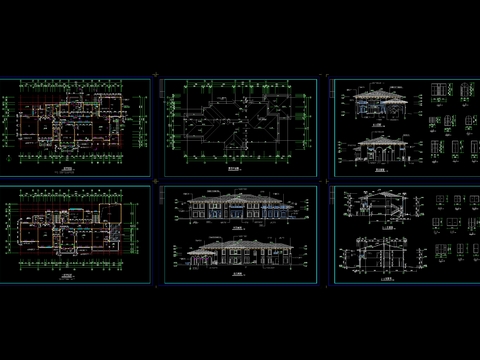  豪华幼儿园建筑图 
