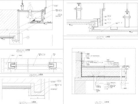  墙身造型cad大样图 