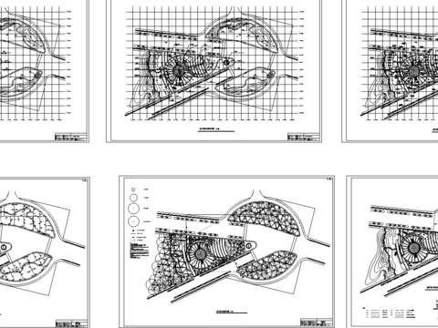  世纪广场中心路CAD施工图 