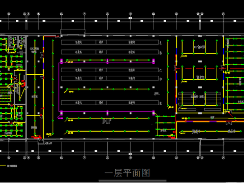  车间电气CAD施工图 