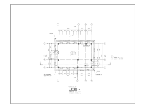  八橋消防站訓練塔拆建工程CAD施工圖 