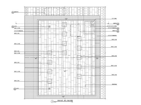  现代旱喷水景cad大样图 