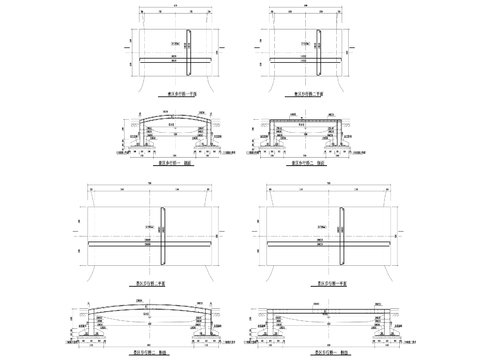 8步行桥cad大样图 