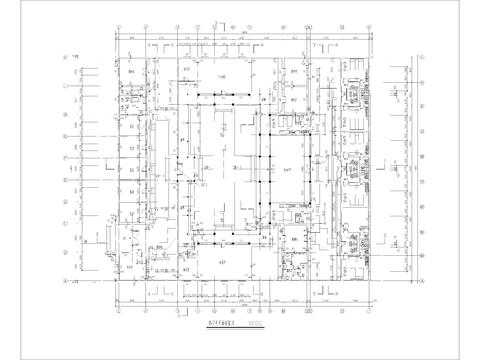  四合院建筑CAD施工圖 