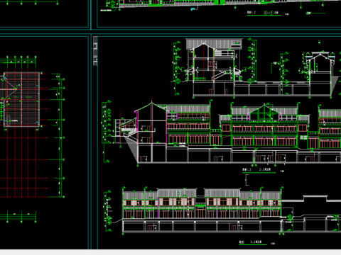  商业街全套设计图 
