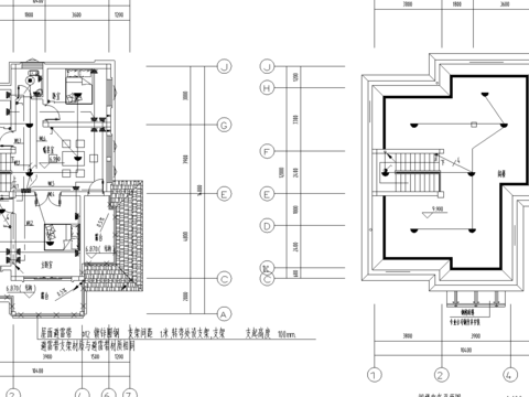  农居电气cad图纸 