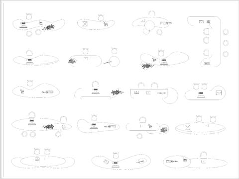  前台服务台cad图库 