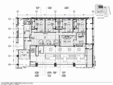  800㎡美容SPA水療養(yǎng)生會所CAD施工圖 