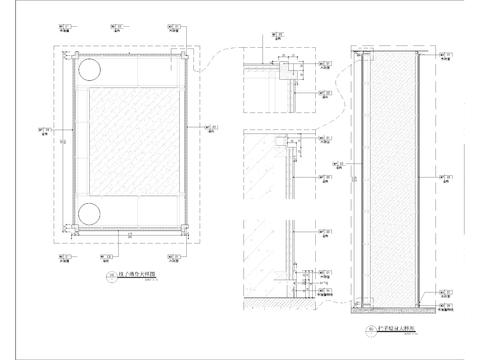  外立面墙身cad大样图 