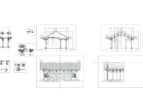  古建斗拱CAD施工图 