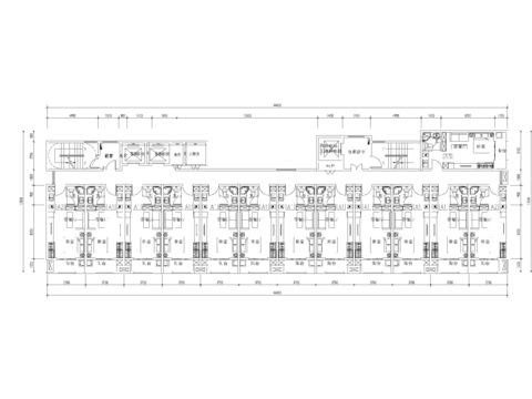  公寓户型汇总cad施工图 