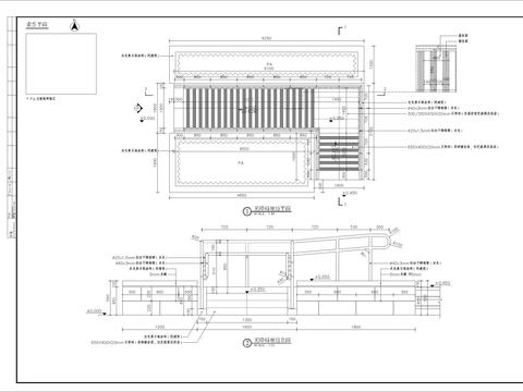  无障碍坡道细部CAD节点大样 