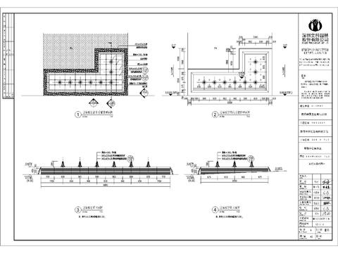  镜面水景cad大样图 