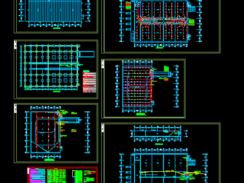  物流中心冷库电气CAD施工图 