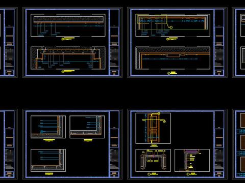  欧式别墅cad平面图 