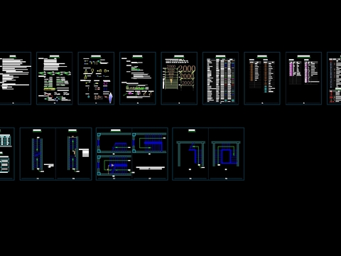  施工图制图规范节点大样 