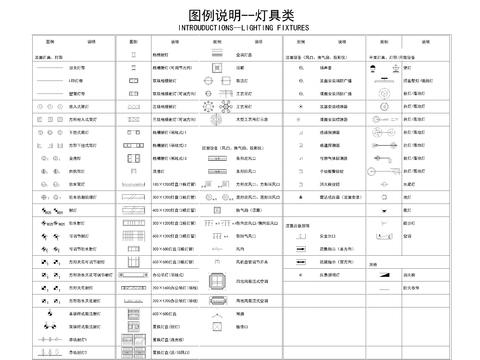  灯具CAD图库 