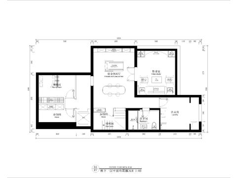  歐式豪宅別墅室內(nèi)裝修全套cad施工圖 