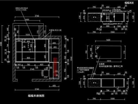  榻榻米设计cad图库 