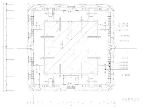  石材柱节点大样CAD施工图 