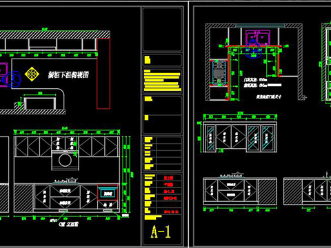  多种柜体cad图库 