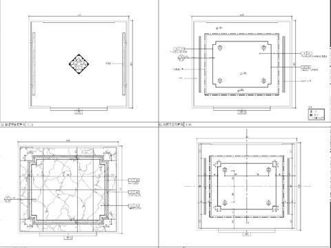  电梯轿厢cad大样图 