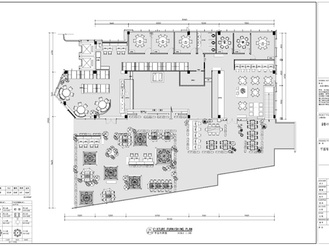  泰餐厅 中餐厅cad平面图 