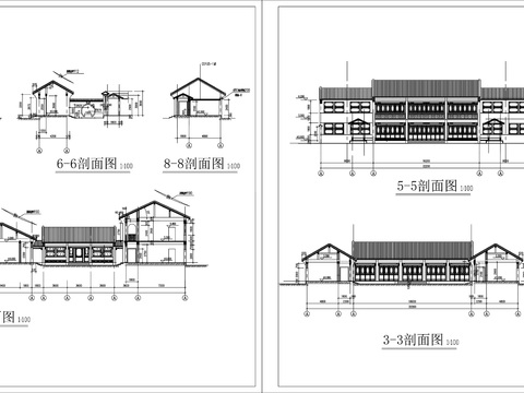  10.四合院建筑設(shè)計CAD施工圖 