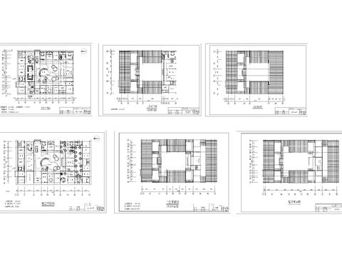  农村四合院设计cad施工图 