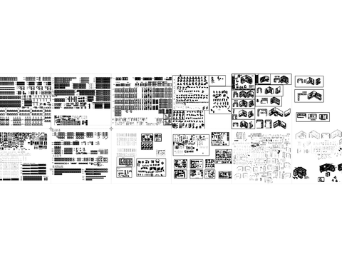  顶级橱柜cad图库 