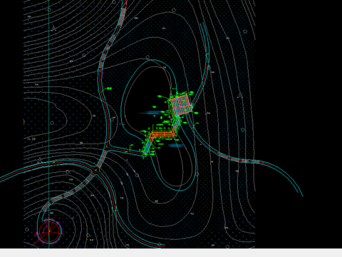  怡心池放大节点CAD平面 