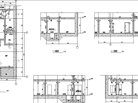  商業(yè)建筑CAD施工圖 