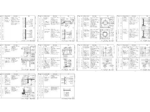  设计师常用工装通用节点大样 